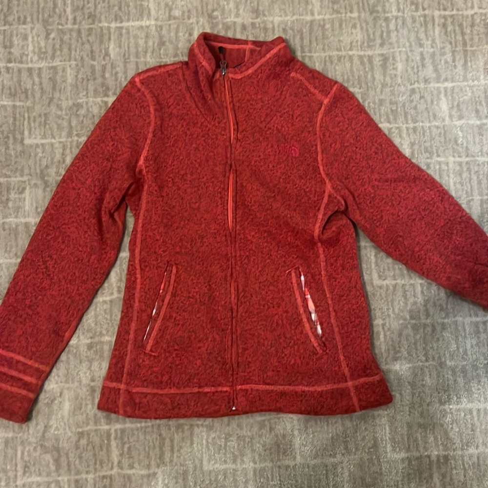 The north face zip up jacket